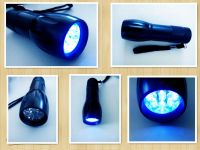 9/12-LED 365nm 375nm 395nm Ultraviolet UV Flashlight Torch