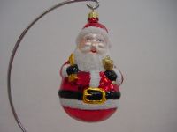 hand painted Christmas decorations