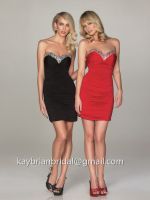 Sweetheart neckline cocktail party dress