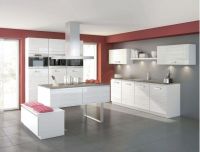 UV /Acrylic high gloss modular kitchen cabinet design for sale with germany homag machines