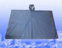 PVC/Polyester/PVC rain poncho