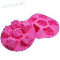 Design With Christmas House Shape Silicone Cake Molds Cake Decorating