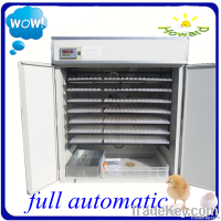 2000 eggs CE approved full automatic chicken egg incubator for sale