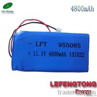 good quality li-ion battery pack 11.1v 4800mah for rc helicopter