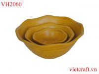 Lotus bamboo bowl