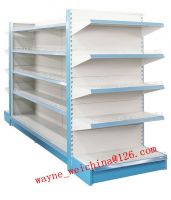 Backboard-style supermarket shelf