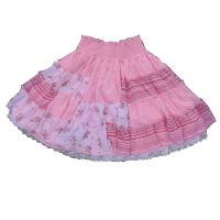 lovely pink children's clothes girls skirt chiffon skirts