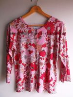 ladies sweater cardigan with floral print