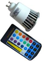 High Power LED Spot Light GU10 with Wireless Remote