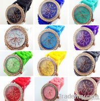 Fashion hot selling promotional silicone candy watch, twist watch