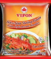 Asian Style Hot & Sour Shrimp Flavor Instant Noodles 70g