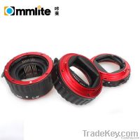 Red Electronic TTL Auto Focus AF Macro Extension Tube/Ring for Canon