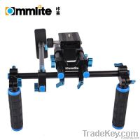 Commlite Double-hand video Rig and support with shoulder pad