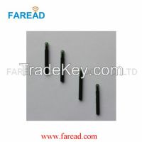 2.12*12mm RFID glass tag animal microchip, FDX-B 134.2kHz/125kHz