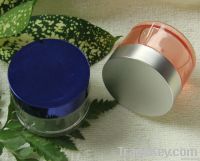 ECO-Friendly PETG Plastic cosmetic  jars for eye-shadow, loose powder