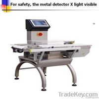 Combo machine metal detector and check weigher
