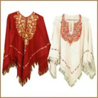 Fine wool ponchos