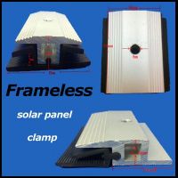Frameless solar panel module middle/ end clamp