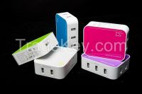 high quality 40W series 5 ports USB charger with ETL, FCC, CE, GS, SAA, C-tick/RCM