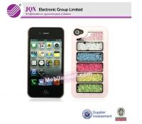 elegance crystal mobile cover for iphone 4
