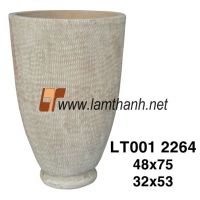 Scratch Terracotta Tall Vase