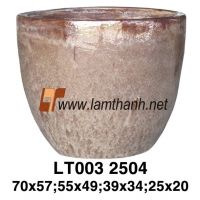 Brown Rust Vietnam Glazed Pot