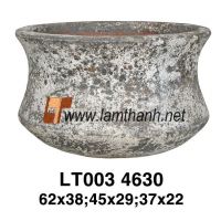 Rustic White Ancient Decor Pot