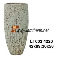 Spotted Green Ceramic Vase