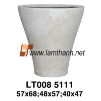 Tall Blast Ceramic Vase