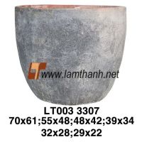 Vietnam Pottery Old Stone Plant Pot