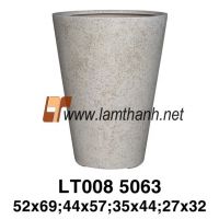 Poly Hante Gray Vase