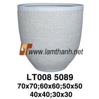 White Ceramic Poly Pot