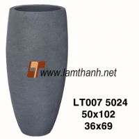 Tall Fiber Lightweight Outdoor Vase
