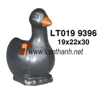 Gray Duck Garden Ornament