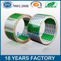 strong adhesive crystal bopp packing tape