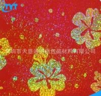 laser holographic packing film (adhesive)