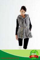 New Fashion Rabbit Fur Winter Coat for Lady with Wholesale Price