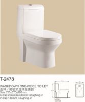 WASHDOWN/SIPHON ONE-POECE TOILET