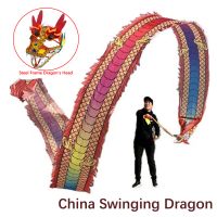 Fitness Dragon Dance POI With Dragon-Head Kit Holiday Gift Chinese Spring Festival Blessings Adult And Children's Toys