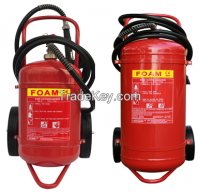 CE(EN3-8) Approved Trolley FOAM Extinguishers 25L 50L