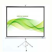 Cynthia screen portable projection screen with tripod good quality tripod projection screen factory price