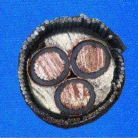 8.7/15kV 3Core XLPE insulated Copper/Aluminum armored high voltage cable