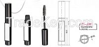 2014 hot sell plastic cosmetics Mascara bottle with mirror