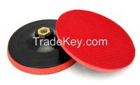 Rotary polisher EVA PU plate backing pad with velcro
