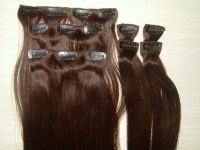 Cheap colored clip in hair extensions