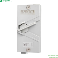 IP66 Waterproof Rotary AC Isolator Switch Weatherproof 1P 2P 3P 4P AC Isolating Switch