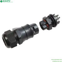 Solar AC 5C Connector Rated Current Max.40A(6sqmm) IP67 Waterproof