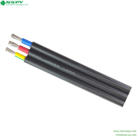 Solar Cable 3 cores Tinned copper XLPE solar wire pv cable 1.8KVDC
