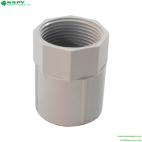 Thread PVC Coupling Octagonal diameter 20mm Plain To Screwed PVC Thread Coupling