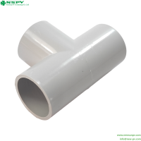 Solid Inspection Tee Direct Tee 3 Way Tee PVC Fittings Conduit Pipe Fittings 25mm